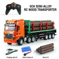 HUINA 1313 TIMBER TRANSPORT WAGON RTR 1/18 SCALE RC LOGGING TRUCK