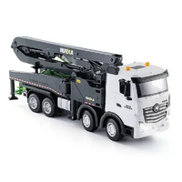 HUINA 1381-G CONCRETE PUMP 1/18 SCALE RC TRUCK  - GREY