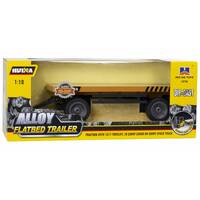 HUINA 1578 ALLOY FLATBED TRAILER DIE-CAST 1:10
