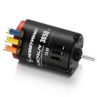 HOBBYWING 30404309 QUICRUN 3650 10.5T G2 SENSORED BRUSHLESS MOTOR  - BLACK