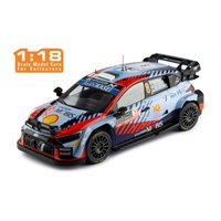 IXO Models 18RMC195.22 1:18 Hyundai i20 N Rally1 #8 Tanak/Jarveoja - Rallye Monte-Carlo 2024 Diecast Model Car