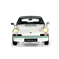 IXO COLLECTIONS PORSCHE 911 CARRERA RS 2.7 PAINTED WITH FULL LIGHTS AND SOUNDS 713 PARTS - WHITE - 1/8 METAL DIECAST BUILD KIT