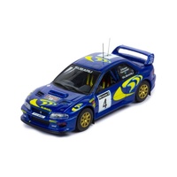 IXO MODELS 1/43 SUBARU IMPREZA S5 WRC #4 K.ERIKSSON - S.PARMANDER RAC RALLY 1997 (25TH ANNIVERSARY) DIECAST MODEL CAR