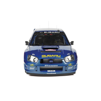 IXO COLLECTIONS SUBARU IMPREZA WRC 2003 PAINTED WITH FULL LIGHTS AND SOUNDS 859 PARTS - BLUE - 1/8 METAL DIECAST BUILD KIT