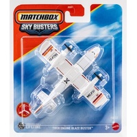 MATCHBOX SKY BUSTERS - #18 OF 32 TWIN ENGINE BLAZE BUSTER DIECAST PLANE
