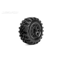 JETKO 1/10 SHORT COURSE RX-DEFENDER CLAW RIM/BLACK/MEDIUM SOFT/GLUED/BELTED TYRE [JKO3109CBMSGB]