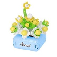 KOCO 01004 BLOOM BOUTIQUE SUCCULENT POTTED PLANT SWEET 165 PIECE BUILDING BLOCK KIT