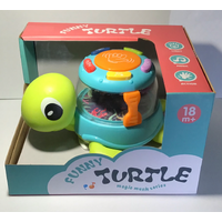 KOS GROUP FUNNY TURTLE HAND DRUM TOY IN ASSORTED COLOURS