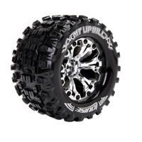 LOUISE L-T3204CB 2.8 MT UPHILL TYRES ON BEARING RIMS
