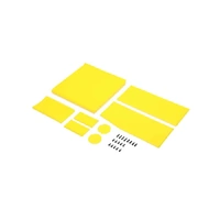 LOSI LOS-2855 WING PANEL SET YELLOW 22S SPRINT CAR