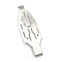YEAH RACING LSMB-006SV STAINLESS STEEL CHASSIS PROTECTOR PLATE FOR LOSI 1/24 MICRO-B 2WD BUGGY