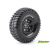 LOUISE LT3232VB CR-ARDENT SUPER SOFT CRAWLER TYRE 1.9 INCH PREMOUNTED WHEEL 2 PACK