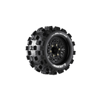 LOUISE LT3274SX MT-MCROSS SOFT, 1/10 RC MONSTER TRUCK TYRES, 0 AND 1/2 OFFSET HEX INCLUDED