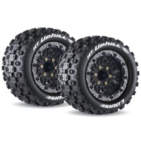 LOUISE L-T3309SX MT UPHILL 1/10 MONSTER TRUCK AND TRAXXAS MAXX SOFT TYRE WITH REMOVEABLE HEX RIM (12, 14, 17MM)
