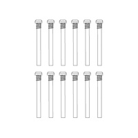 MJX M3294 ROUND HEAD HALF THREAD SCREWS 12 PIECES