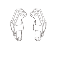 MJX 14260C REAR HUBS 2 PCS  - FITS IN MJX 14211 SC