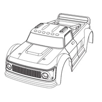 MJX 14P001 BODY SHELL FOR 14301