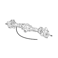 MJX P8HSA FRONT AXLE SHAFT ASSEMBLY - SUITS MJX H8H ALLROCK