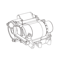 MJX P8HSC GEAR BOX ASSEMBLY (H8H ALLROCK)