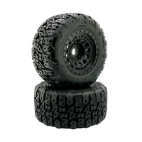 METHOD RC MTD1000V2 TERRAFORM BELTED ALL-TERRAIN 1/5 MT TYRES MOUNTED ON ARRAY WHEELS, ARRMA KRATON/OUTCAST 8S