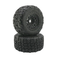 METHOD RC MTD1025V2 TERRAFORM BELTED ALL-TERRAIN 1/8 MT TYRES MOUNTED ON ARRAY WHEELS, ARRMA KRATON/NOTORIOUS 6S