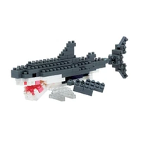 NANOBLOCK GREAT WHITE SHARK MICRO BUILDING BLOCK 130 PIECE