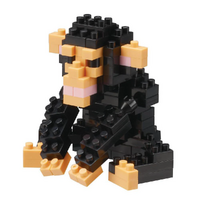 NANOBLOCK CHIMPANZEE MICRO BUILDING BLOCK 130 PIECE