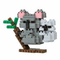 NANOBLOCK KOALA WITH JOEY MICRO BUILDING BLOCK 150 PIECE