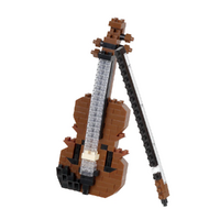 NANOBLOCK VIOLIN MICRO BUILDING BLOCK 190 PIECES