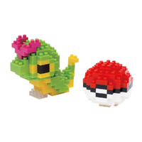 NANOBLOCK POKEMON - CATERPIE & POKE BALL MICRO BUILDING BLOCK 170 PIECE
