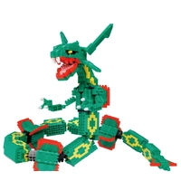 NANOBLOCK POKEMON - EXTREME DX RAYQUAZA MICRO BUILDING BLOCK 1790 PIECE