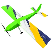 OMPHOBBY CHALLENGER 59 INCH WINGSPAN GREEN VERSION PNP PLUG AND PLAY BALSA RC REMOTE CONTROL PLANE - BULKY ITEM REQUIRES POSTAGE QUOTE