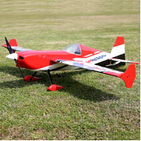 OMPHOBBY AJ AIRCRAFT TSTORM 60 INCH WINGSPAN EDGE 540 AEROBATIC BALSA RC PLANE RED ARF WITH MOTOR/ESC KEVLAR REINFORCED