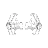 MJX P2048 1/20 STEERING CUP GROUP
