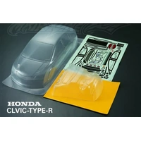MATRIXLINE PC201206 CIVIC TYPE R INCHRINCH 1/10 SCALE CLEAR POLYCARBONATE BODY