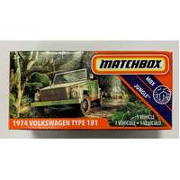 MATCHBOX GKN80 POWER GRABS HERITAGE 1974 VOLSWAGEN TYPE 181 67 OF 100 JUNGLE BOXED