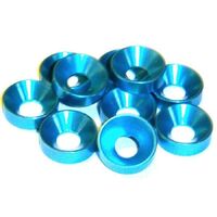 TORNADO PL1511 ALUMINIUM WASHER BLUE 4MM PACK 10