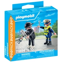 PLAYMOBIL 71804 POLICEMAN AND BURGLAR 8PC