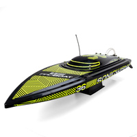 PROBOAT SONICWAKE 36 V3 SELF RIGHTING DEEP-V RC BOAT, RTR, BLACK [PRB-2171T1]