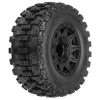 PROLINE BADLANDS MX28 HP 2.8IN BELTED TYRES MOUNTED ON RAID 6X30 WHEELS, FRONT/REAR, PR10174-10