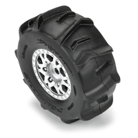PROLINE PRO1030910 DUMONT FRONT/REAR TYRE SET MOUNTED ON BLACK IMPULSE 4 PIECES