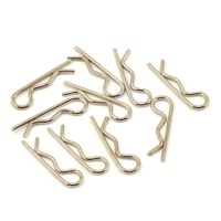 PROTEK RC PTK-8701 SMALL BODY CLIP 10 PIECES 1/12 SCALE
