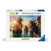 RAVENSBURGER 00013 POWER OF NATURE THE ROCKS IN CHEOW THAILAND 1000PC JIGSAW PUZZLE