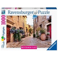 RAVENSBURGER 00259 MEDITERRANEAN PLACES FRANCE 1000PC JIGSAW PUZZLE