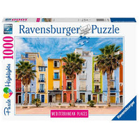 RAVENSBURGER 00273 MEDITERRANEAN PLACES SPAIN 1000PC JIGSAW PUZZLE