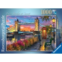 RAVENSBURGER 00419 TOWER BRIDGE AT SUNSET 1000PC JIGSAW PUZZLE