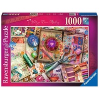 RAVENSBURGER 01621 VINTAGE DRESSMAKING 1000PC JIGSAW PUZZLE