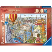 RAVENSBURGER 01690 AROUND THE WORLD IN 80 DAYS 1000PC JIGSAW PUZZLE