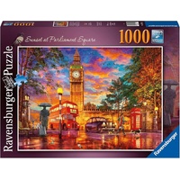 RAVENSBURGER 01843 SUNSET AT PARLIAMENT SQUARE 1000PC JIGSAW PUZZLE