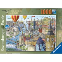 RAVENSBURGER 01850 AROUND THE UK AND IRELAND 1000PC JIGSAW PUZZLE
